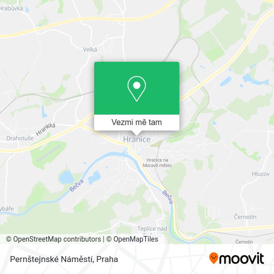 Pernštejnské Náměstí mapa
