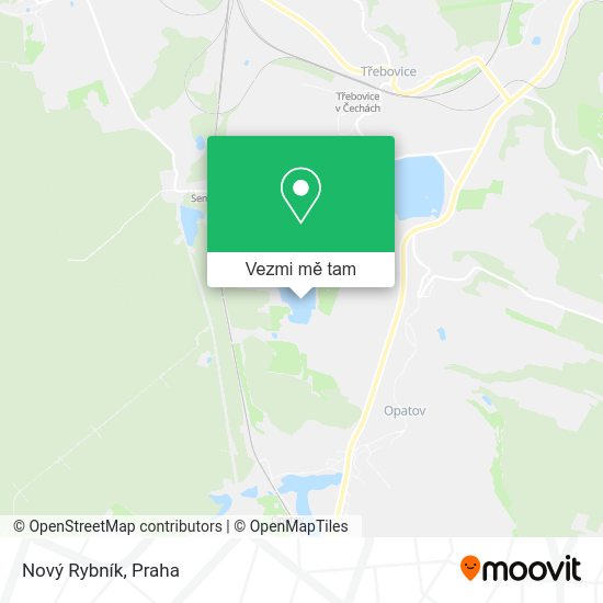 Nový Rybník mapa