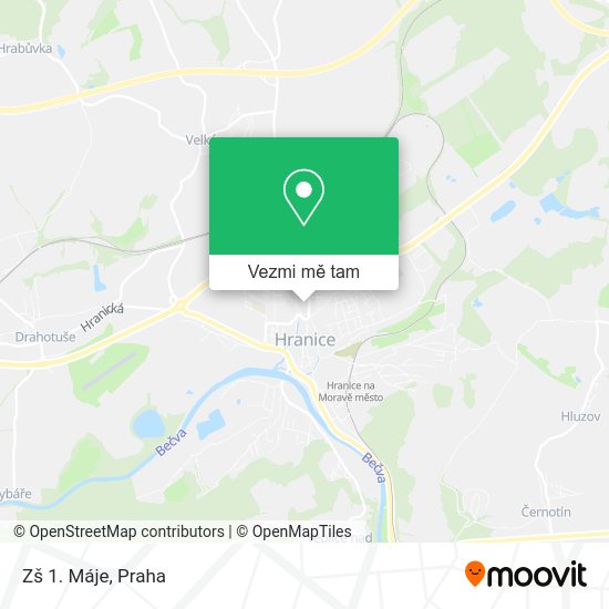 Zš 1. Máje mapa