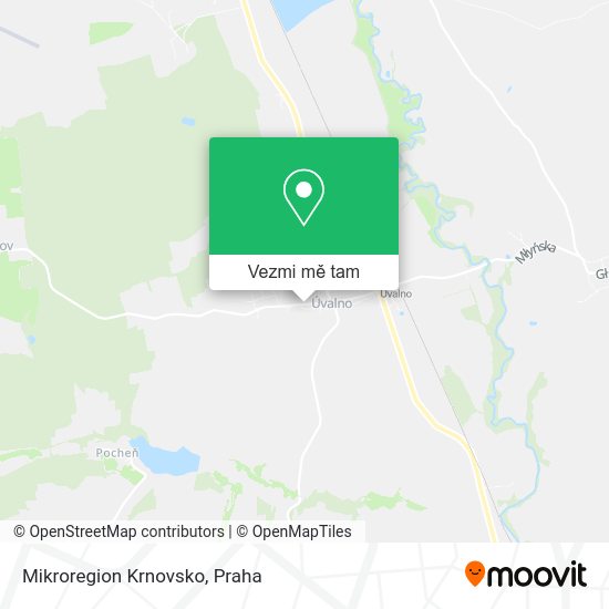 Mikroregion Krnovsko mapa