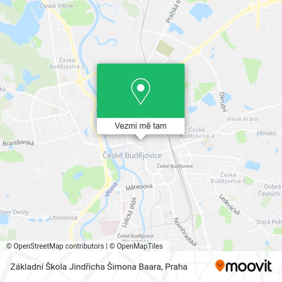 Základní Škola Jindřicha Šimona Baara mapa