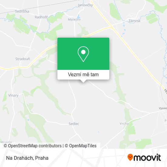 Na Drahách mapa