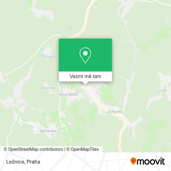 Ležnice mapa