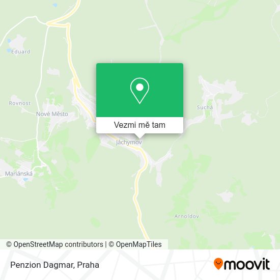 Penzion Dagmar mapa