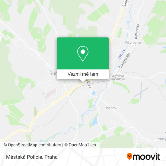 Městská Policie mapa