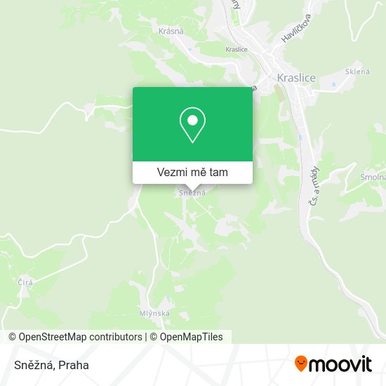 Sněžná mapa