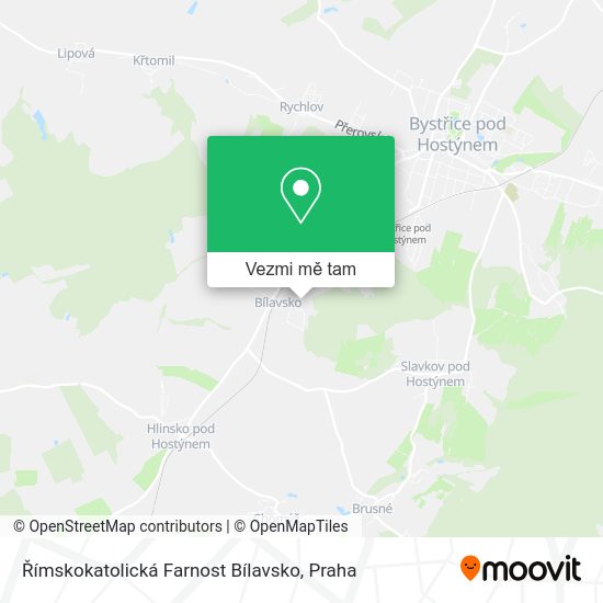 Římskokatolická Farnost Bílavsko mapa