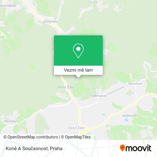 Koně A Současnost mapa