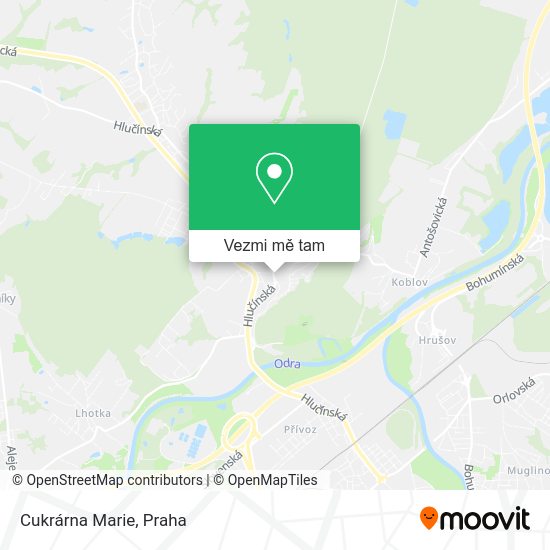 Cukrárna Marie mapa