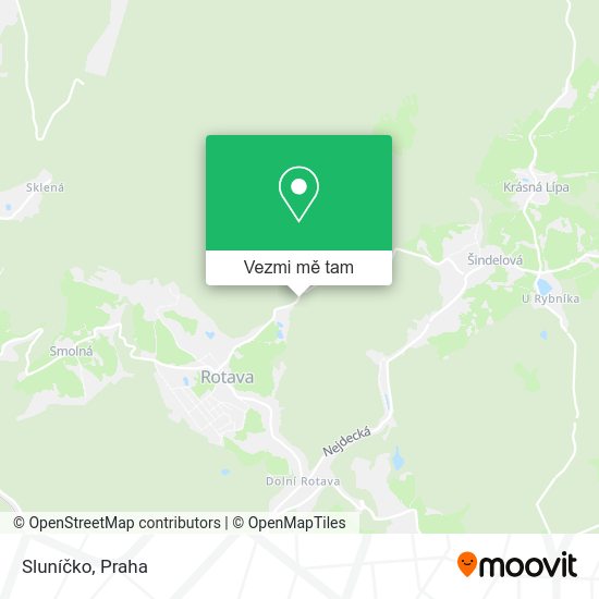 Sluníčko mapa