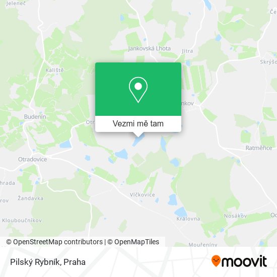 Pilský Rybník mapa