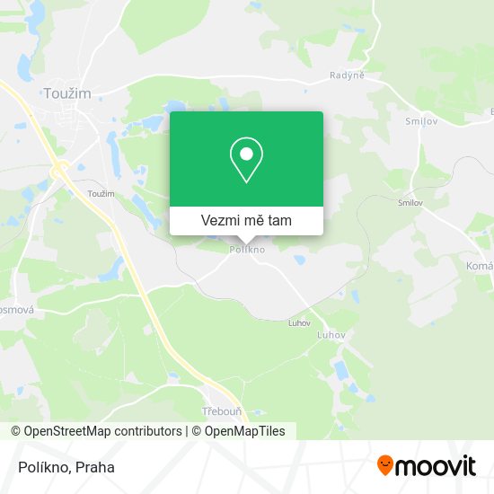 Políkno mapa