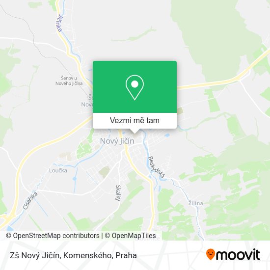 Zš Nový Jičín, Komenského mapa