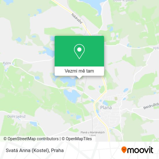 Svatá Anna (Kostel) mapa
