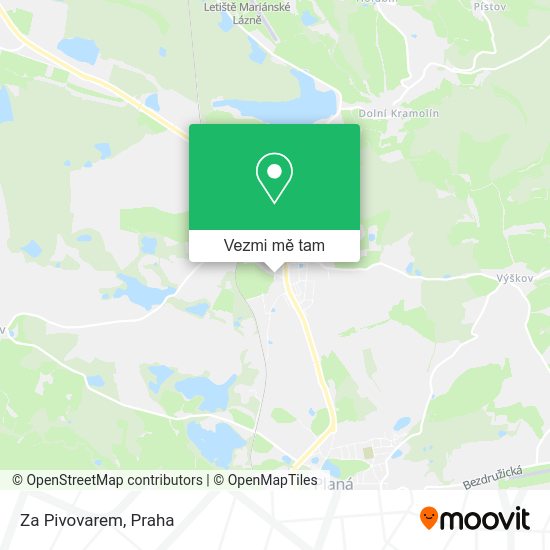 Za Pivovarem mapa