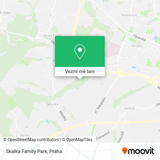 Skalka Family Park mapa