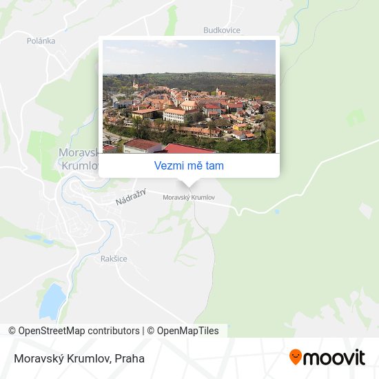 Moravský Krumlov mapa