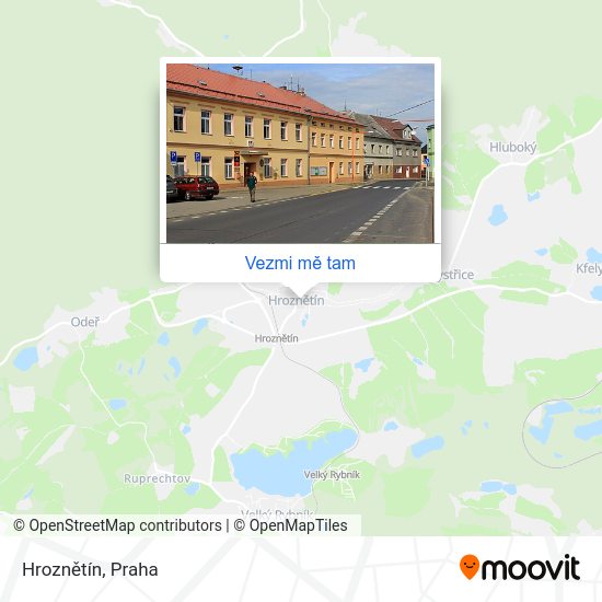 Hroznětín mapa