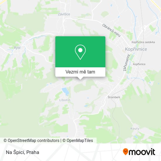 Na Špici mapa