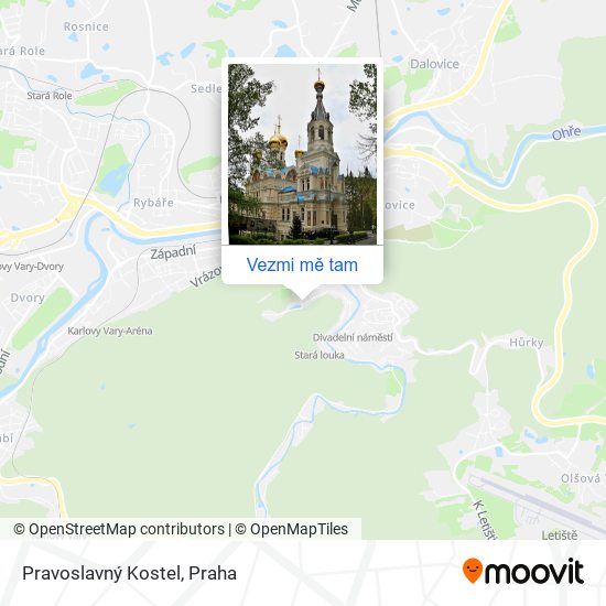 Pravoslavný Kostel mapa