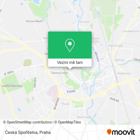 Česká Spořitelna mapa