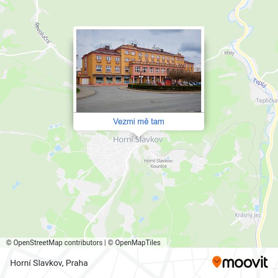 Horní Slavkov mapa