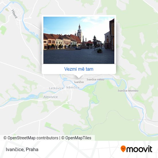 Ivančice mapa