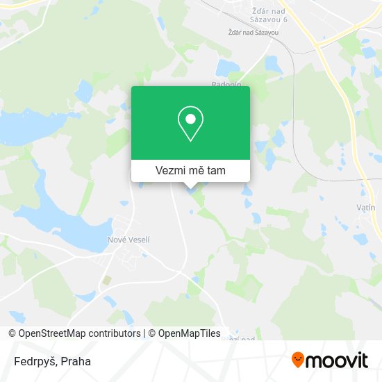 Fedrpyš mapa