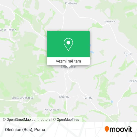 Olešnice (Bus) mapa