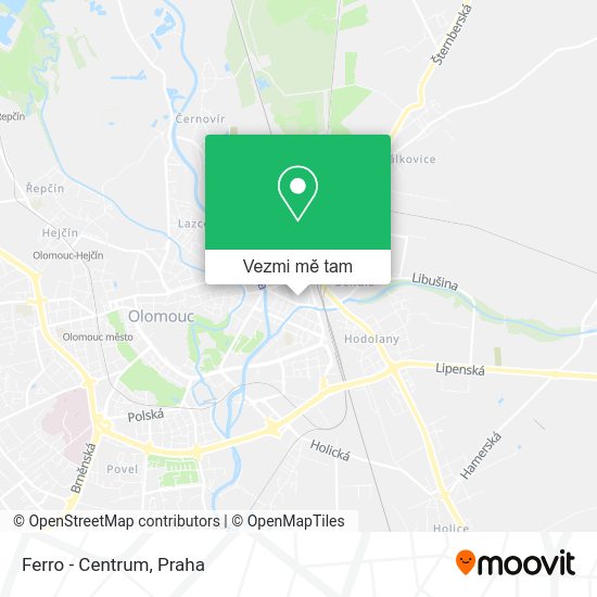 Ferro - Centrum mapa