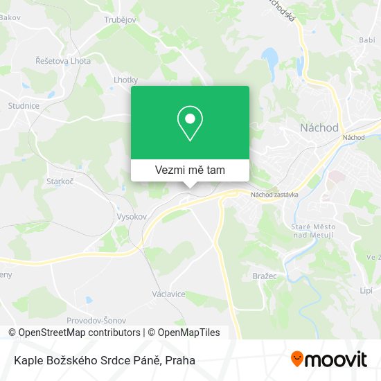 Kaple Božského Srdce Páně mapa