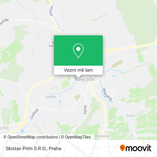 Skistav Prim S.R.O. mapa