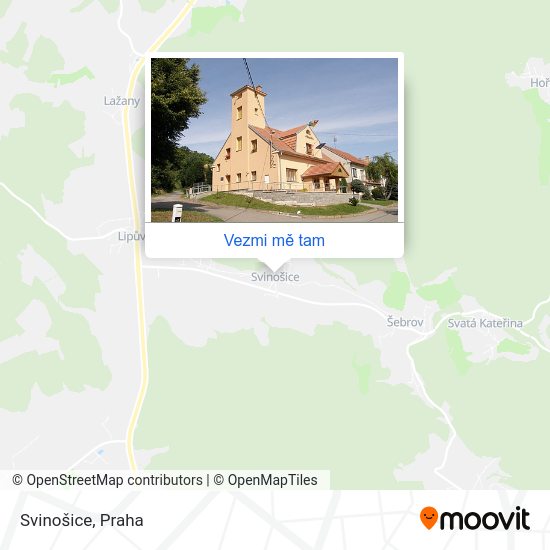 Svinošice mapa