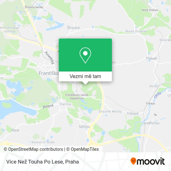 Více Než Touha Po Lese mapa