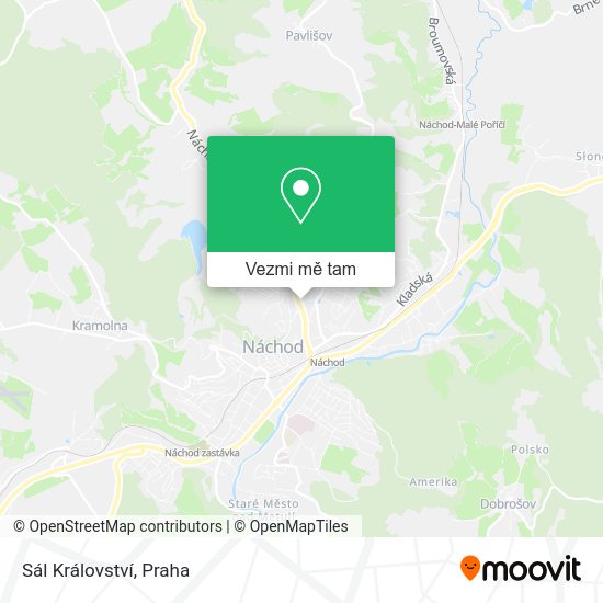 Sál Království mapa