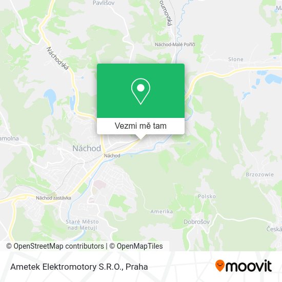 Ametek Elektromotory S.R.O. mapa