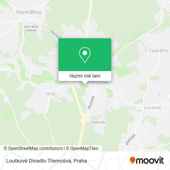 Loutkové Divadlo Třemošná mapa