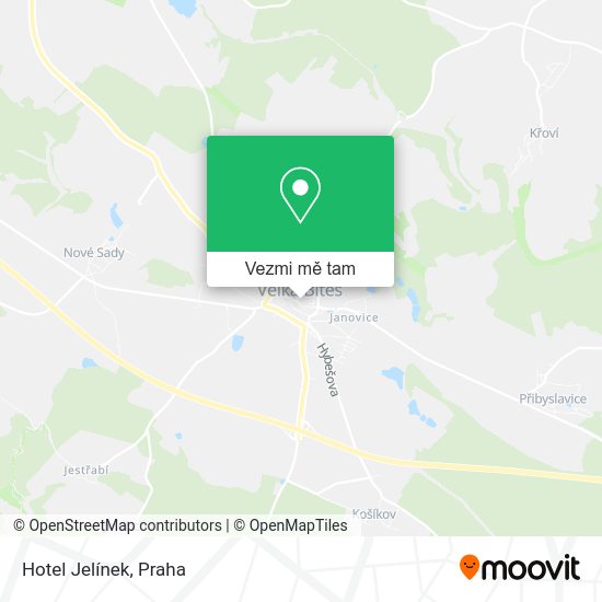Hotel Jelínek mapa