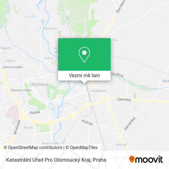 Katastrální Uřad Pro Olomoucký Kraj mapa