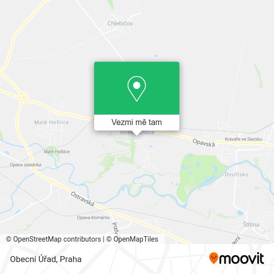 Obecní Úřad mapa