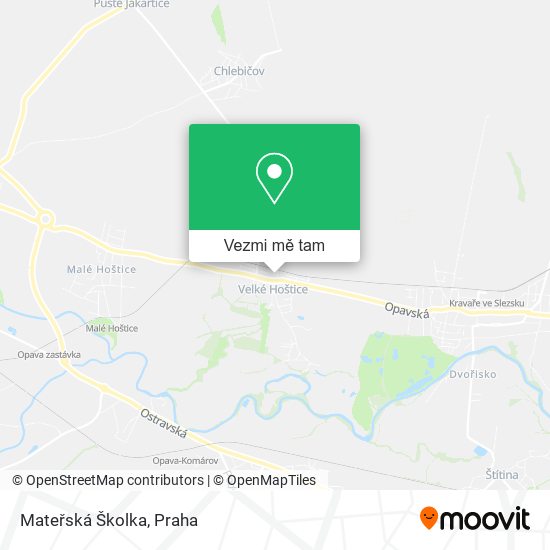 Mateřská Školka mapa
