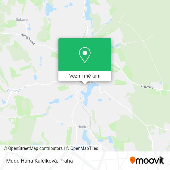 Mudr. Hana Kalčíková mapa