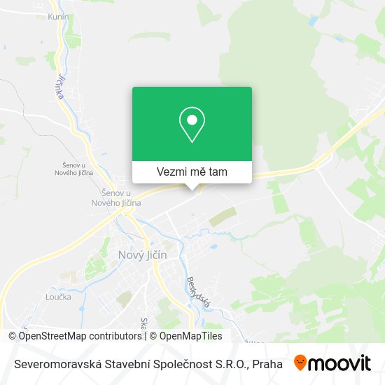 Severomoravská Stavební Společnost S.R.O. mapa