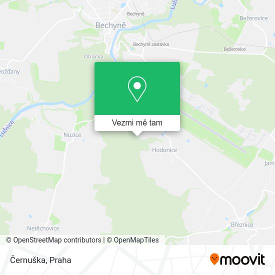Černuška mapa