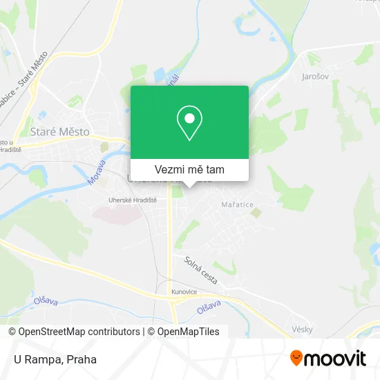 U Rampa mapa