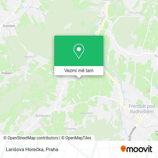 Larišova Horečka mapa