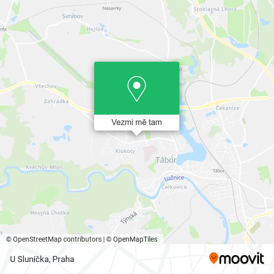 U Sluníčka mapa