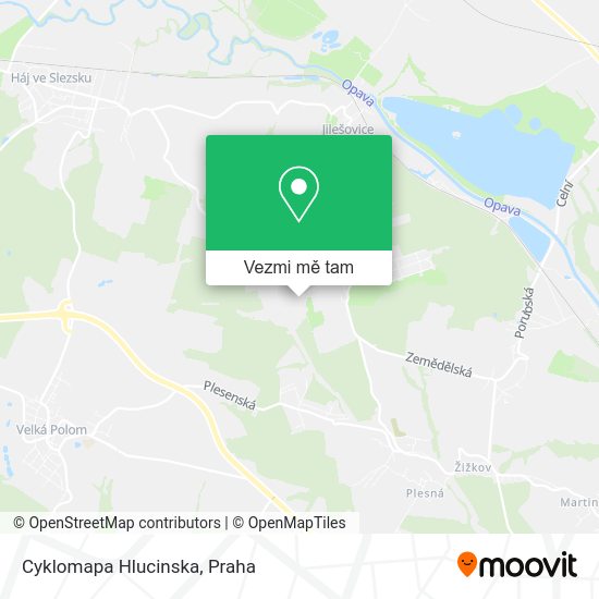 Cyklomapa Hlucinska mapa