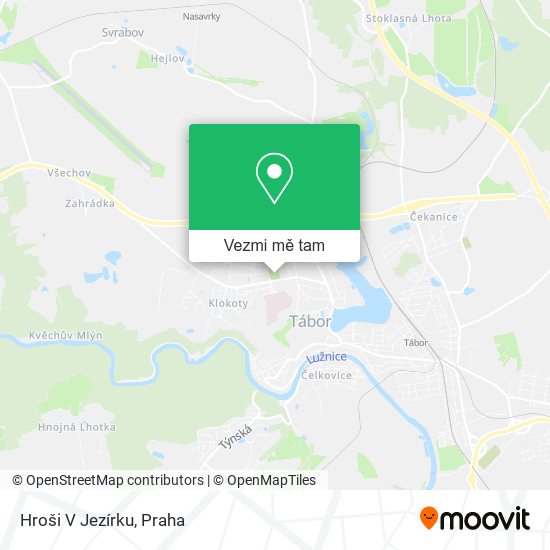 Hroši V Jezírku mapa