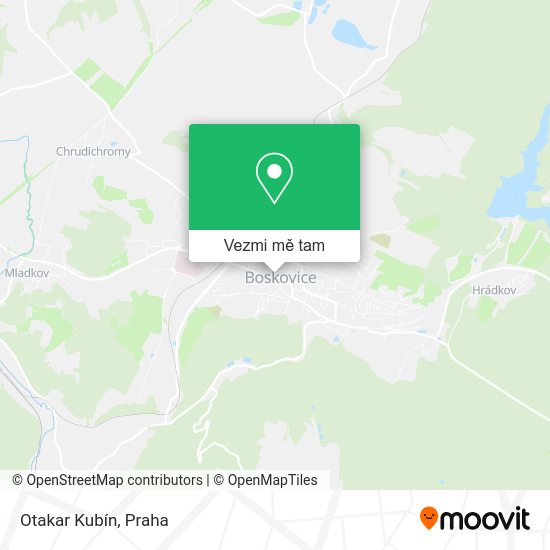 Otakar Kubín mapa